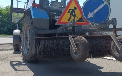 Услуги дорожной щетки на базе МТЗ - Саяногорск, заказать или взять в аренду