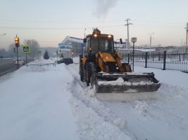 Уборка, чистка снега спецтехникой стоимость услуг и где заказать - Саяногорск